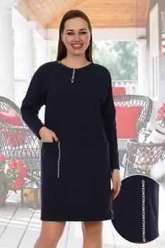 Платье трикотажное Петергоф (синее) рр