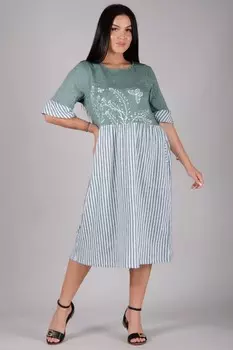 Платье трикотажное Полянка