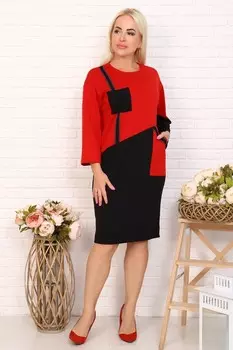 Платье трикотажное Раелин (красное) рр