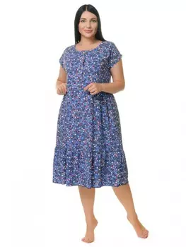 Платье трикотажное Райна (джинса)