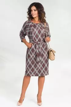 Платье трикотажное Рашель (ромбы)