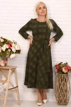 Платье трикотажное Рейли (хаки) рр