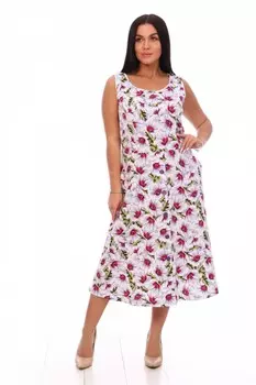 Платье трикотажное Ренэйт (цветы) рр