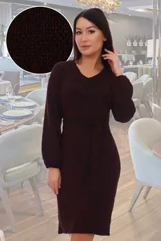 Платье трикотажное Рондо (бордовое) рр