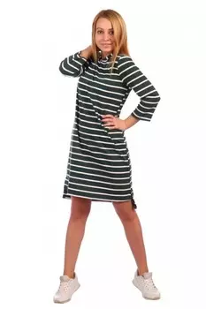 Платье трикотажное Розмари (зеленое)