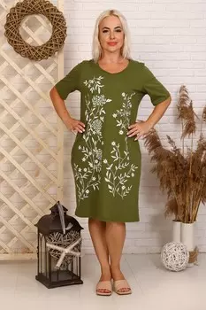 Платье трикотажное Рудбекия