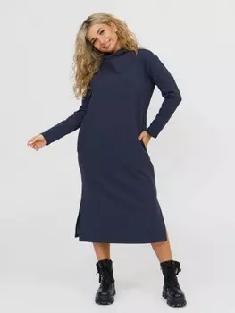 Платье трикотажное Сьера (серое)