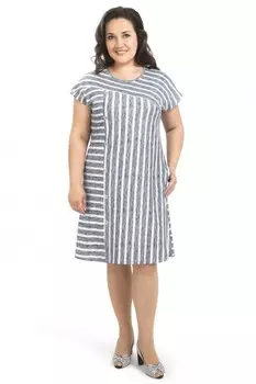 Платье трикотажное Сади (серое) рр