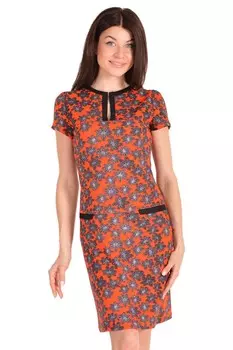 Платье трикотажное Селма (красное) рр