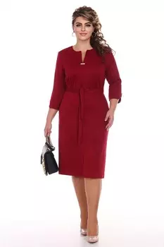 Платье трикотажное Серсея (гранатовое)