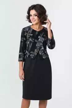 Платье трикотажное Шерил (ленты)