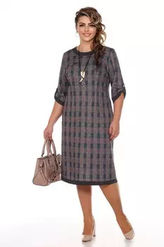 Платье трикотажное Силестайн (мокко)