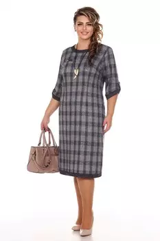 Платье трикотажное Силестайн (серое)