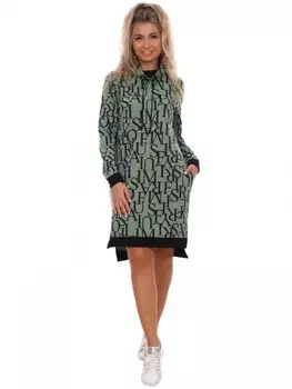Платье трикотажное Симфония (хаки) рр