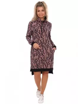 Платье трикотажное Симфония (какао) рр