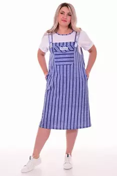 Платье трикотажное Софико (голубое)