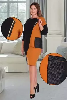 Платье трикотажное Сорбонна (черное) рр