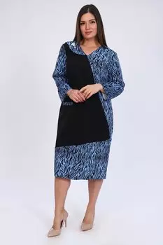 Платье трикотажное Спринг (черное)