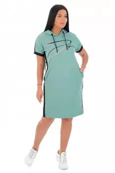 Платье трикотажное Супер (ментоловое) от
