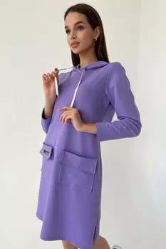 Платье трикотажное Татия (лавандовое) рр