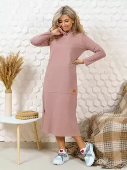 Платье трикотажное Тигрица (бежевое)