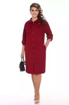 Платье трикотажное Томико (красное)