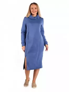 Платье трикотажное Тони (индиго)