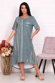 Платье трикотажное Треша (зеленое)