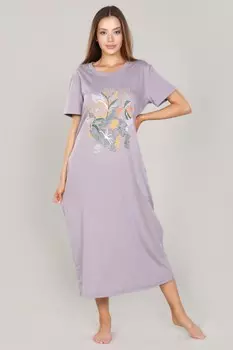 Платье трикотажное Трина (серое)