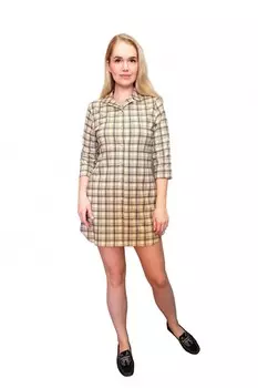 Платье трикотажное Вайнона (бежевое) рр