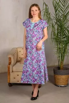 Платье трикотажное Вэлари (лиловое)