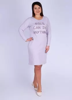 Платье трикотажное Валентина (в ассортименте)