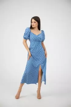 Платье трикотажное Варанда (горох) рр