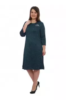 Платье трикотажное Варвара (изумрудное) рр