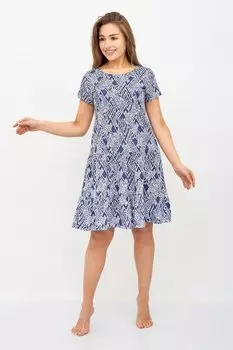 Платье трикотажное Ветерок (синий)