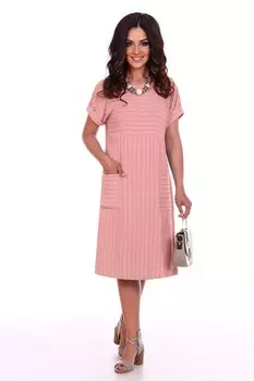 Платье трикотажное Вигдис (розовое) рр