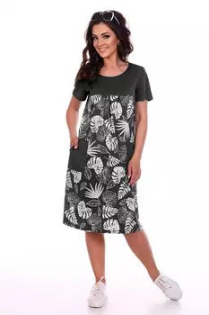 Платье трикотажное Виринея (графитовое) рр