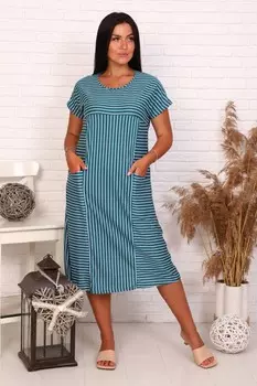 Платье трикотажное Вутими (зеленое)