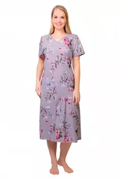 Платье трикотажное Ялта (цветы) рр