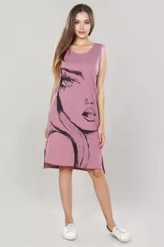 Платье трикотажное Завана (лила)