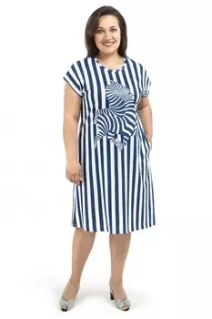 Платье трикотажное Зебра рр