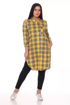 Платье трикотажное Жанетт (желтое)