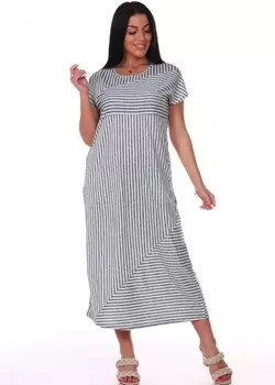 Платье трикожное Ралфина (зеленое)