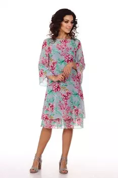 Платье вискозное Аметист (голубое)