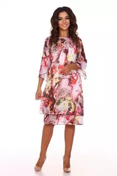 Платье вискозное Аметист (мультиколор)