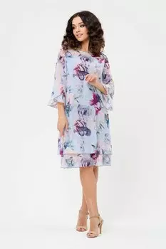Платье вискозное Аметист (светло-голубое)