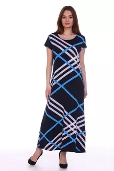 Платье вискозное Аннет (синее)