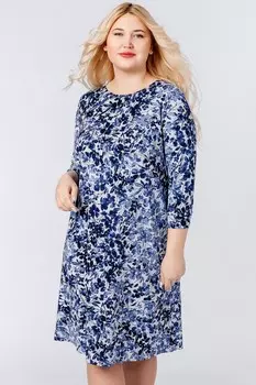 Платье вискозное Азалия (цветы)