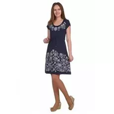 Платье вискозное Букет