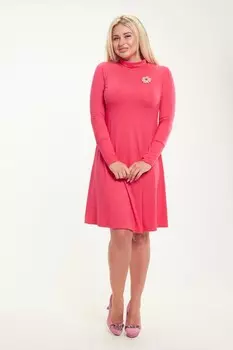 Платье вискозное Дэнила (розовое)